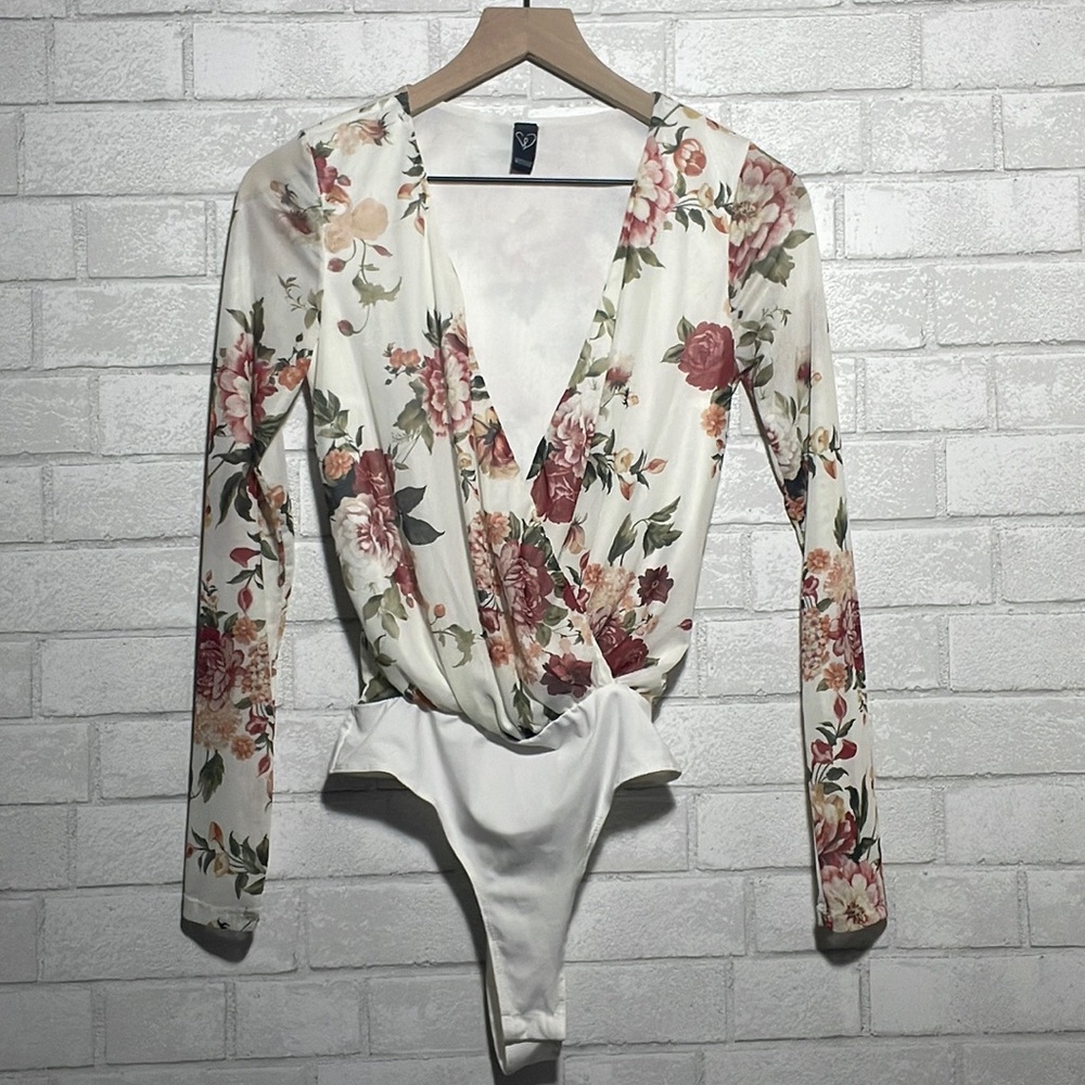 Windsor long sleeve floral bodysuit